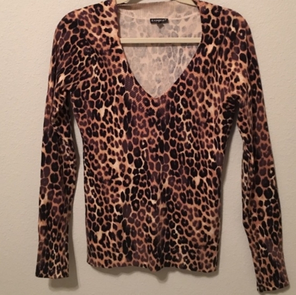 Express leopard print sweater - Picture 3 of 3